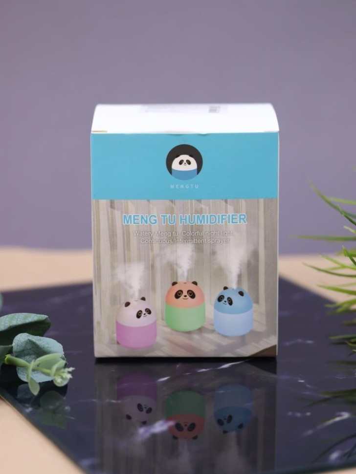 Настольный увлажнитель воздуха - ночник iLikeGift "Panda", (портативный, USB)