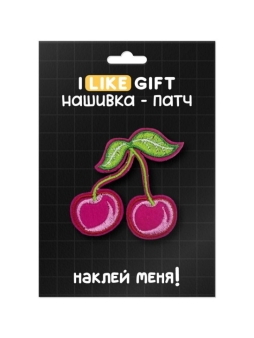 Термонашивка для одежды iLikeGift "Вишня" 5*4,7 см