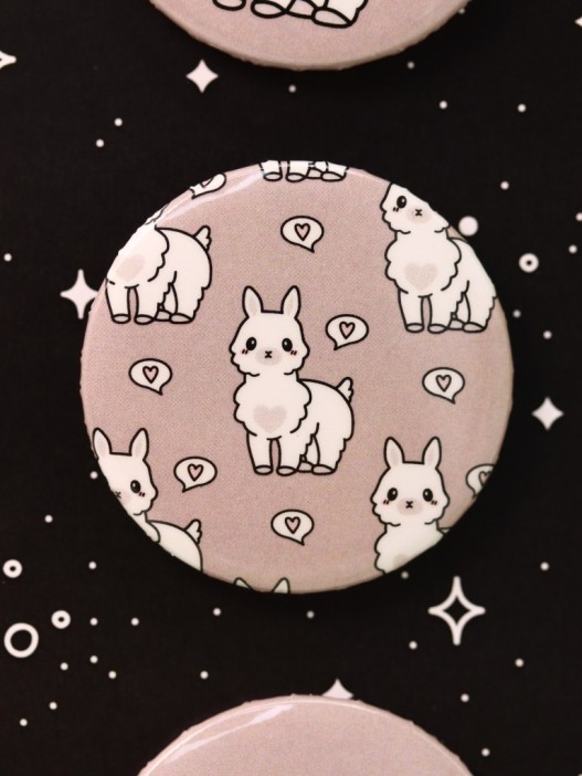 Набор значков Аниме «Lama» 