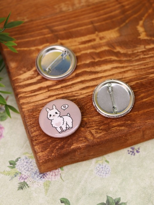 Набор значков Аниме «Lama» 