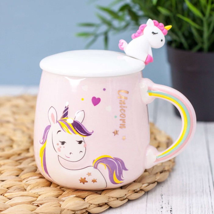 Кружка "Unicorn to the left", raidow blue