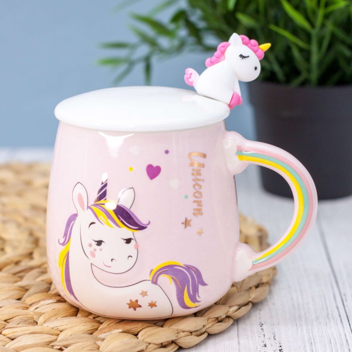 Кружка "Unicorn to the left", raidow blue