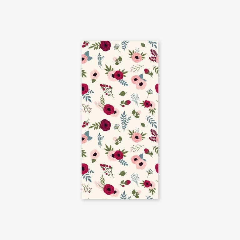 Набор конвертов для денег 5 шт. «Розы», 16.5*8 см 