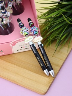 Разноцветная ручка 4 в 1 &quot;МЯУ лапка&quot;, black