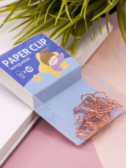 Закладка - скрепка &quot;Ice cream&quot;, pink 