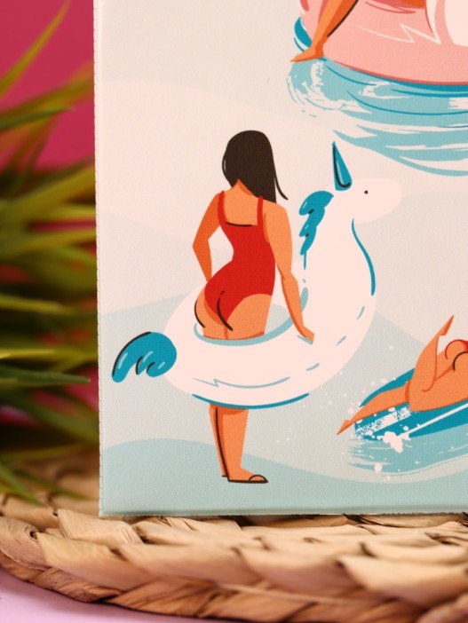 ОБЛОЖКА ДЛЯ ПАСПОРТА Girl on unicorn, плотность 560 мкм 