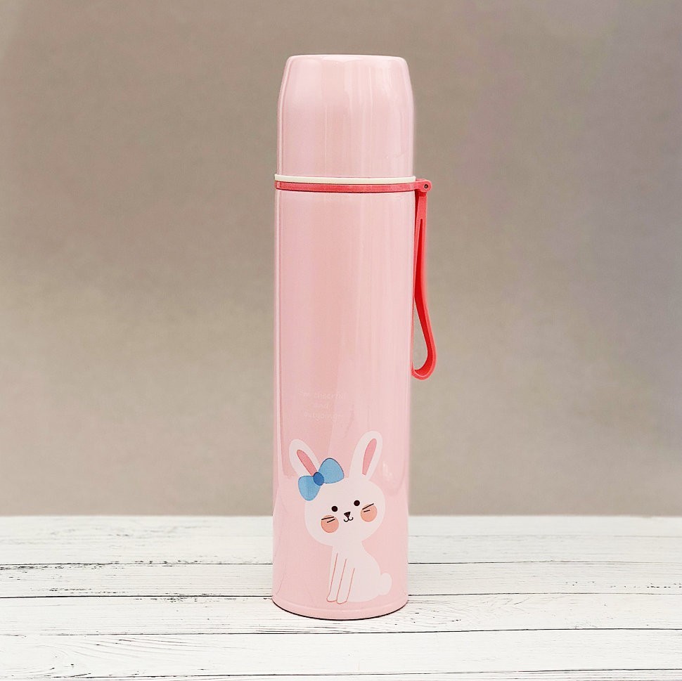 8741 Термос "Rabbit", pink (500ml)