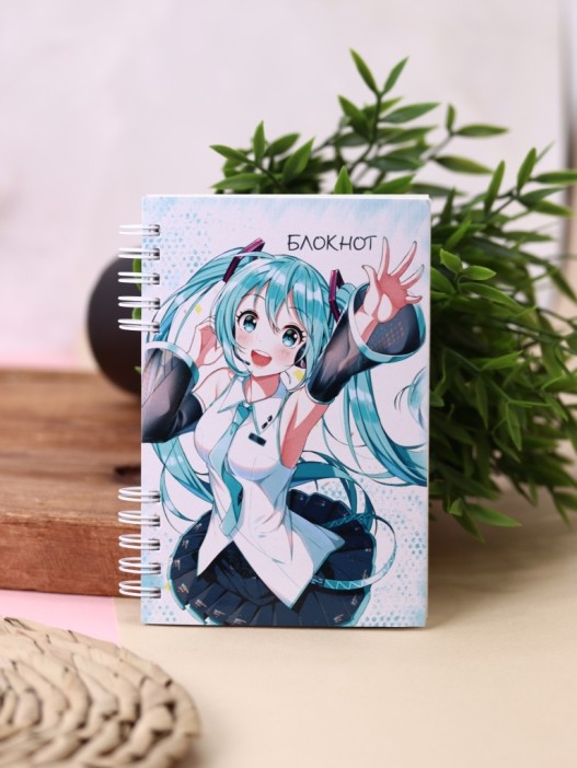 Блокнот на спирали "Аниме герои", 48л, mix (10х15 см) 