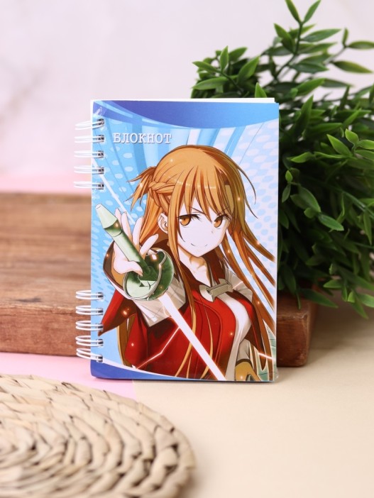 Блокнот на спирали "Аниме герои", 48л, mix (10х15 см) 