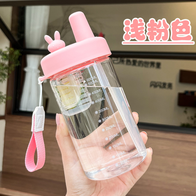 Бутылка «Bunny», pink (600 мл) 