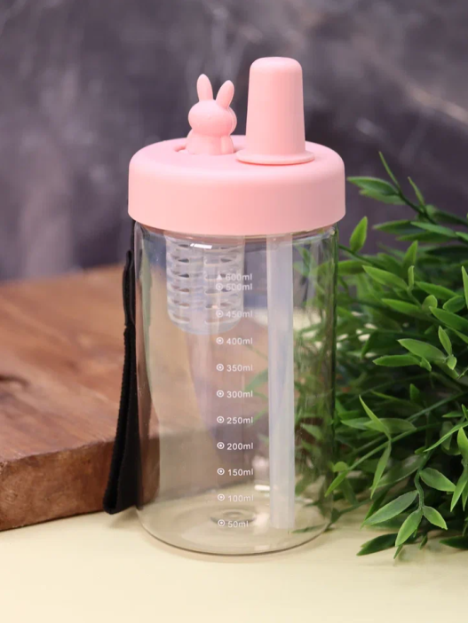 Бутылка «Bunny», pink (600 мл) 