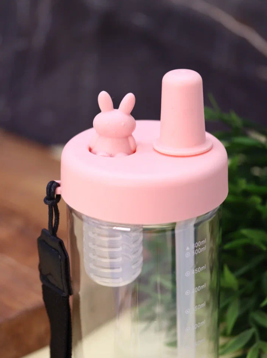 Бутылка «Bunny», pink (600 мл) 