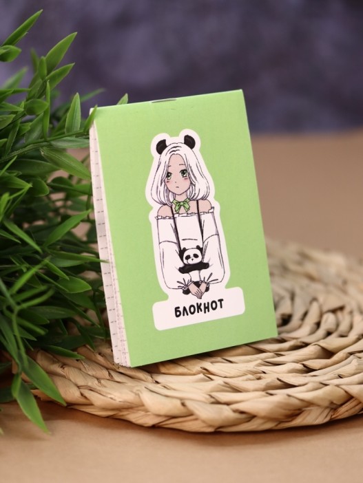 Блокнот А7 Аниме &quot;Perfect panda girl&quot; 