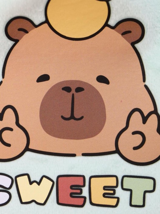 Грелка мини "Capibar", light blue, 300 мл (16*11 см) 