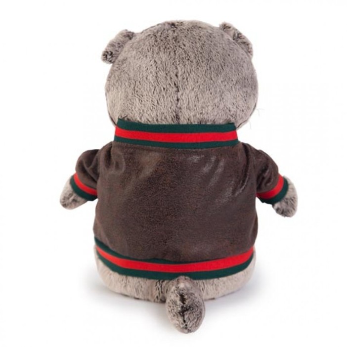 Мягкая игрушка "Басик в кожаной куртке" (25см) 