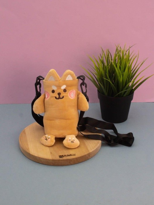 Футляр плюшевый для термоса &quot;Furry buddies&quot;, dog (15*10 см) 