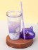 Тамблер iLikeGift &quot;Cat astronaut&quot;, purple (400 ml) 