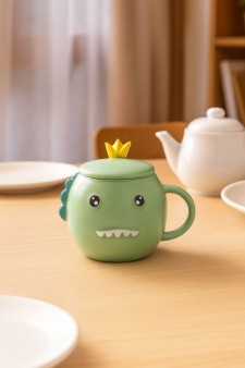 Кружка «Toothy dino», green