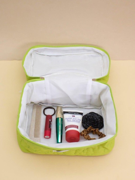 Дорожная косметичка &quot;Beauty studio&quot; green, 24*17*16 см 