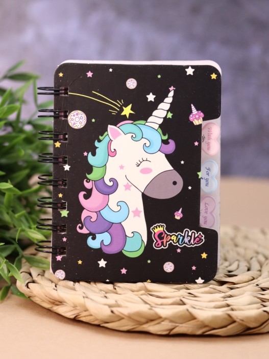 Блокнот &quot;Единорог&quot; mix, 8*10 см 