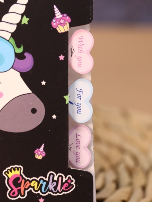 Блокнот &quot;Единорог&quot; mix, 8*10 см 