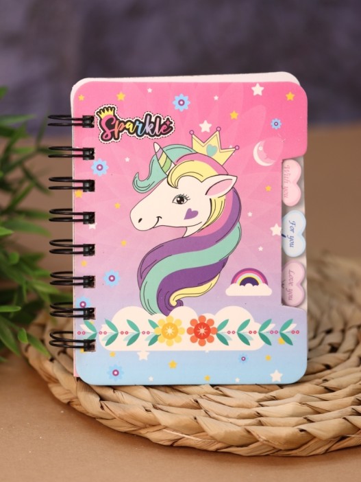 Блокнот &quot;Единорог&quot; mix, 8*10 см 