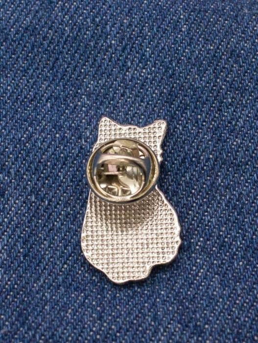 Значок металлический iLikeGift &quot;Cat good luck&quot; 