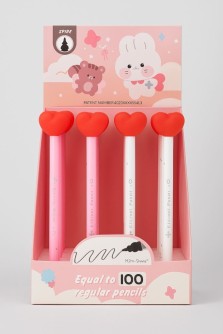 Бесконечный карандаш "Endless love", mix, шоу-бокс 24 шт.