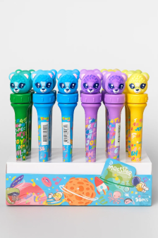 Ручка с поворотным механизмом "Leopard eyes", mix, шоу-бокс 36 шт.