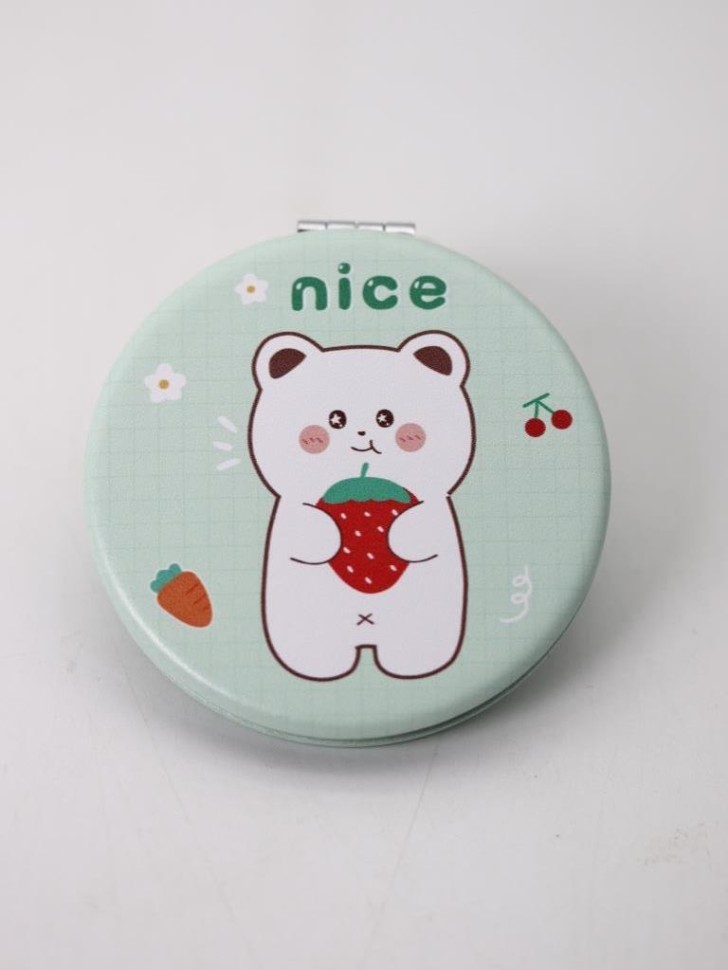 Зеркало "Bear nice", green