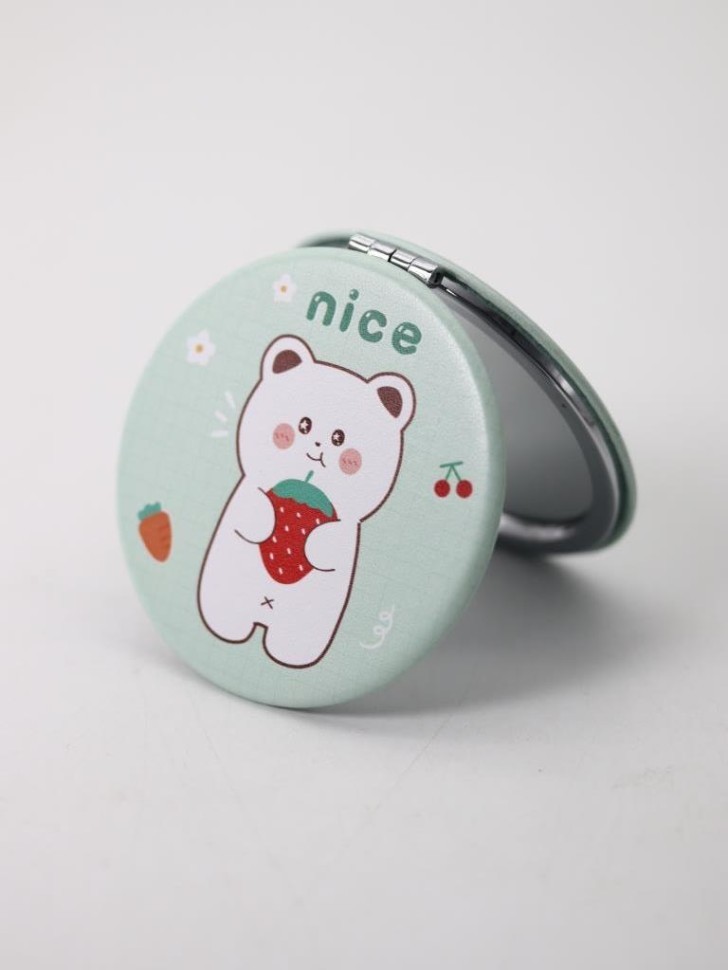 Зеркало "Bear nice", green