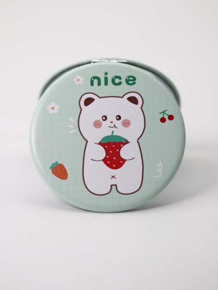 Зеркало "Bear nice", green