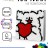 Картина из помпонов на подрамнике Draw Me! «Heart of a Dog», (20 х 20 см)