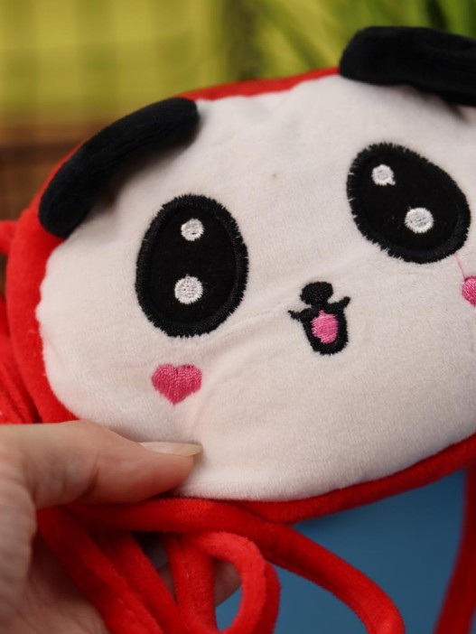 Сумочка плюшевая &quot;Panda&quot;, white (10*12,5 см) 