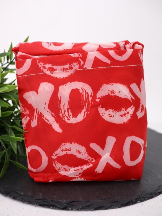 Сумка шоппер «Love kiss», red 