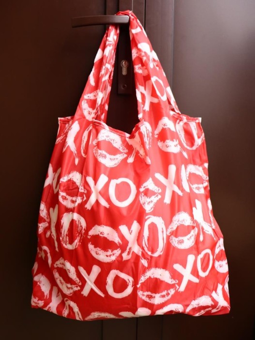 Сумка шоппер «Love kiss», red 