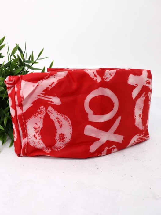 Сумка шоппер «Love kiss», red 