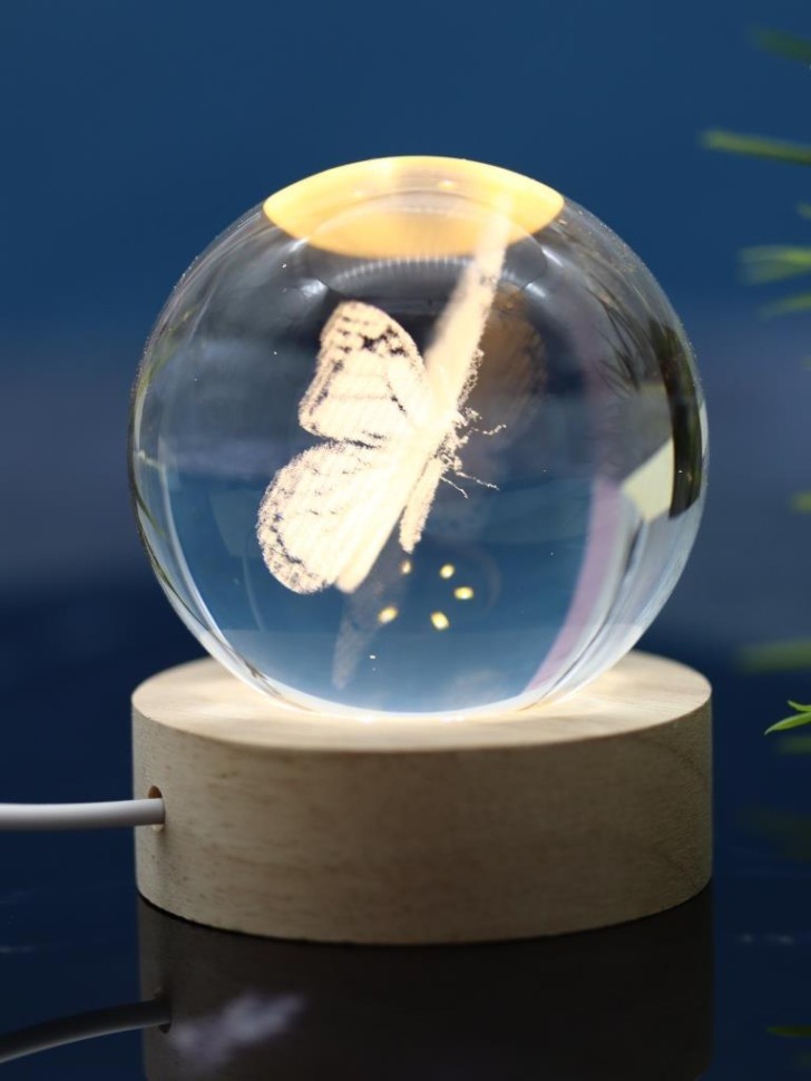 Ночник 3D iLikeGift "Бабочка" (6 см)