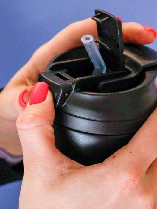 Термокружка «Hot coffee», black (420 ml) 