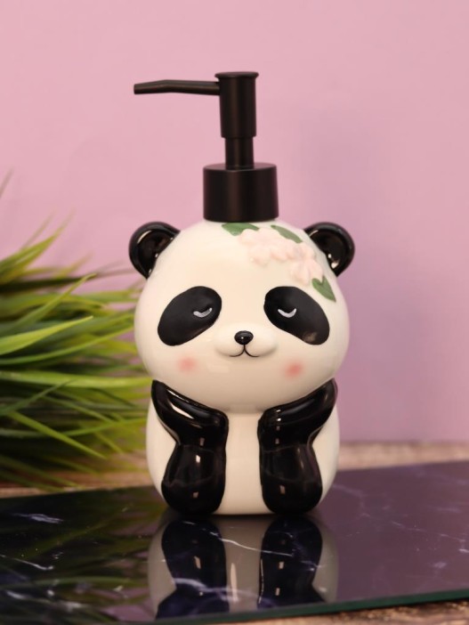Дозатор для жидкого мыла «Panda with flowers» 