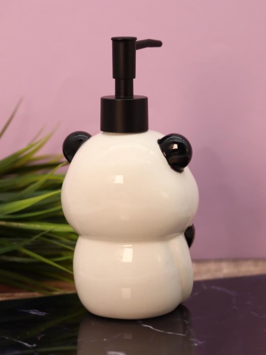 Дозатор для жидкого мыла «Panda with flowers» 
