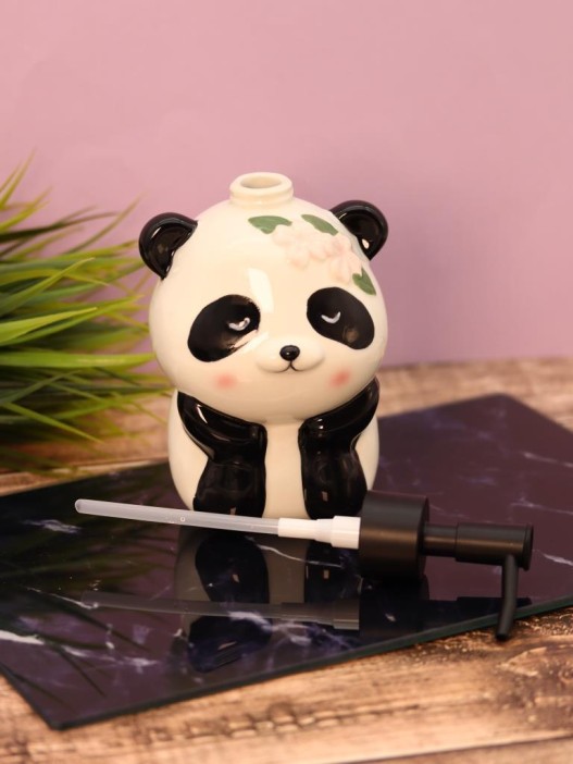 Дозатор для жидкого мыла «Panda with flowers» 