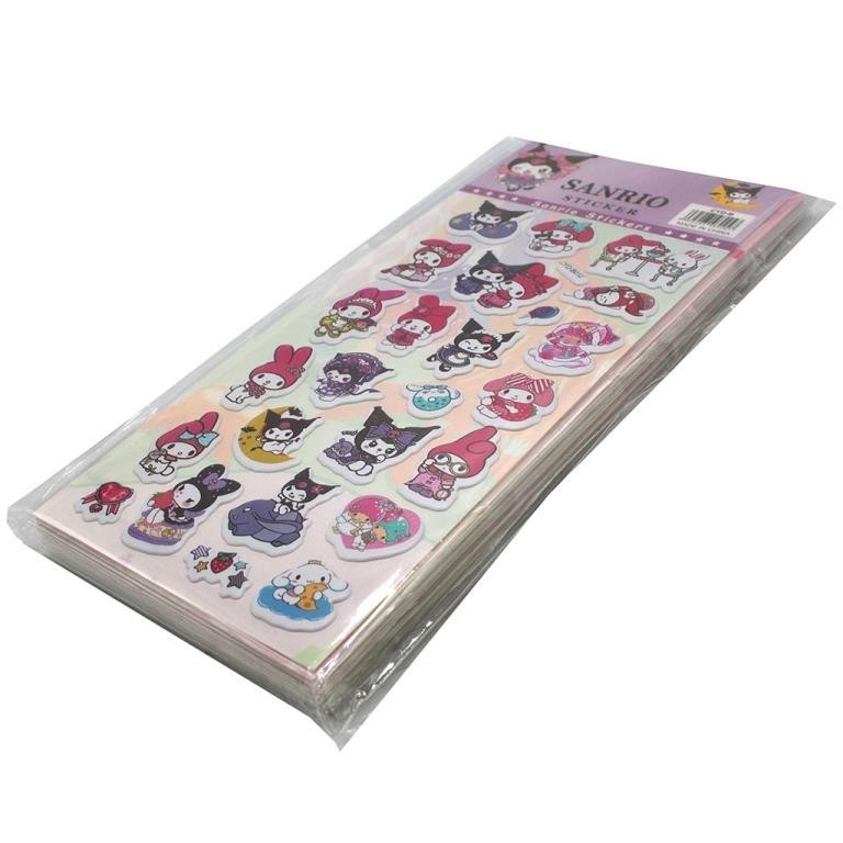 3D наклейки Sanrio "Kuromi and friends" (10*22 см), микс