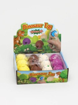 Мялка - антистресс «Dinosaur egg», шоу-бокс 12 шт.
