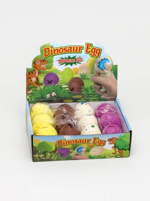 Мялка - антистресс «Dinosaur egg», шоу-бокс 12 шт. 