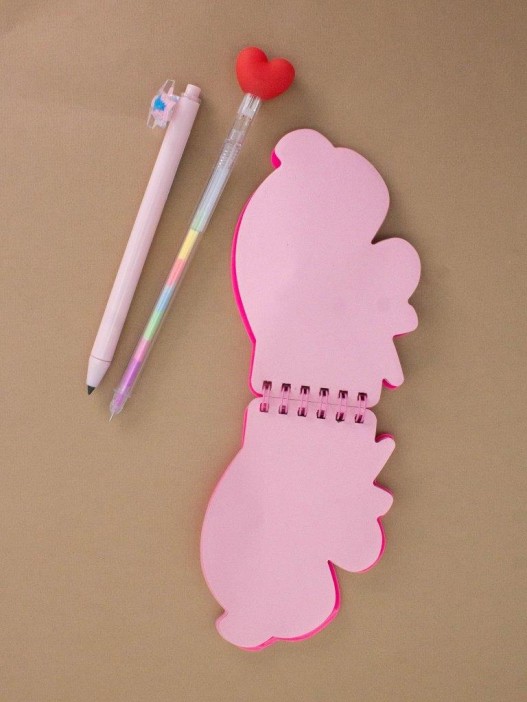 Блокнот фигурный ПВХ на гребне А6 &quot;Единорожка&quot; 9*10 см 70 гр 