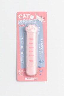 Корректор двусторонний "Pink paw", 4м*5мм, pink