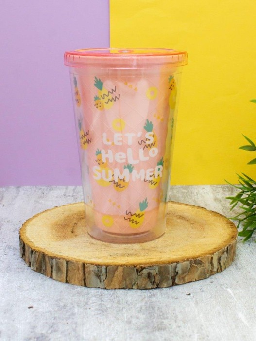 Тамблер "Hello summer", orange 