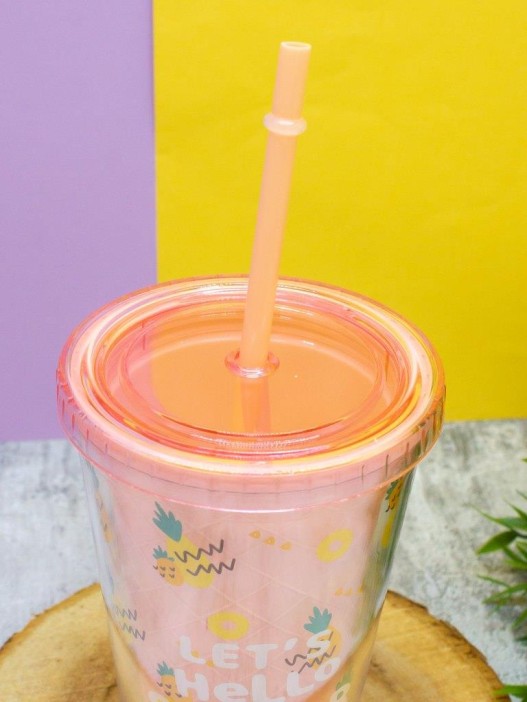 Тамблер "Hello summer", orange 