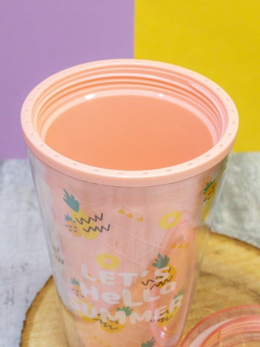 Тамблер "Hello summer", orange 